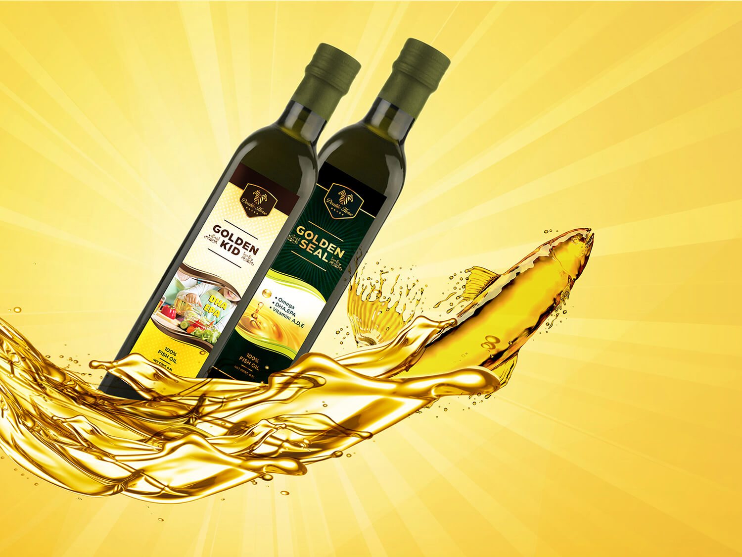 HONOROAD - Thiết kế hệ thống bao bì sản phẩm và brochure dầu ăn HONOROAD